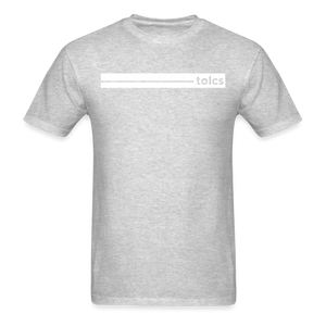 'tolcs' bar T-Shirt - heather gray