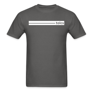 'tolcs' bar T-Shirt - charcoal