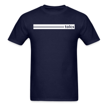 Load image into Gallery viewer, &#39;tolcs&#39; bar T-Shirt - navy