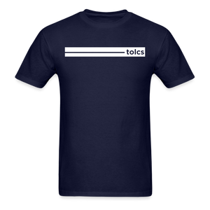 'tolcs' bar T-Shirt - navy