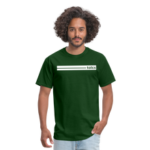 Load image into Gallery viewer, &#39;tolcs&#39; bar T-Shirt - forest green