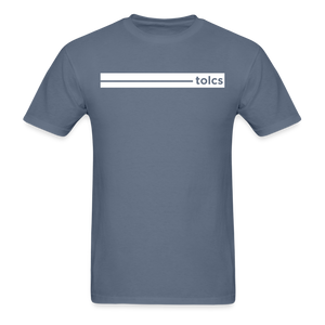 'tolcs' bar T-Shirt - denim